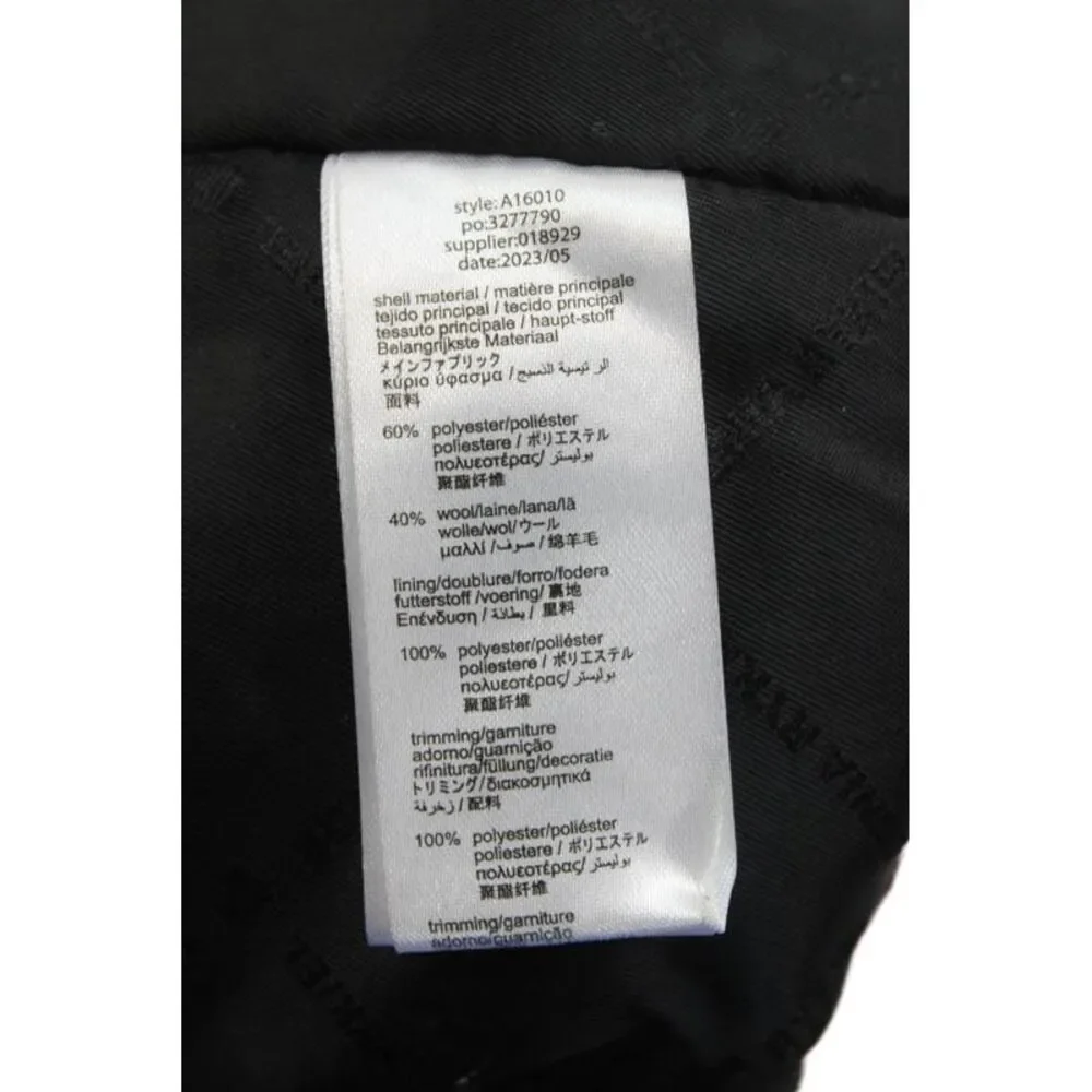 Sonia Rykiel Girls Collared Full Zippered Long Sleeve Jacket Black Size 10